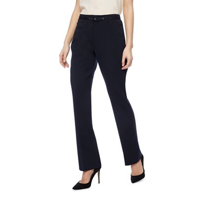 The Collection - Navy straight leg suit trousers