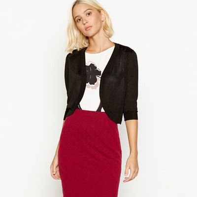 The Collection - Black sparkle shrug