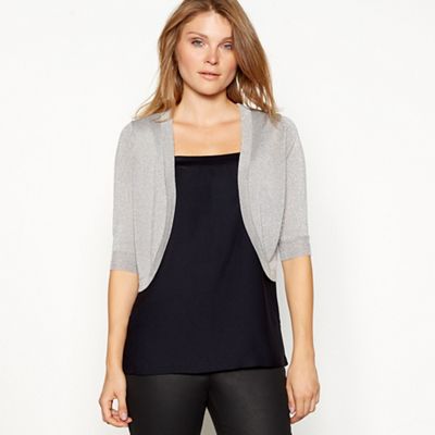 The Collection - Silver sparkle shrug
