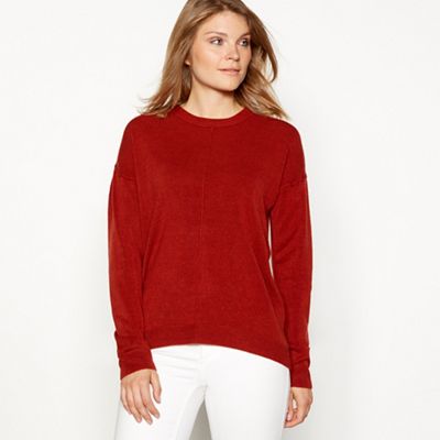 The Collection - Dark tan supersoft jumper