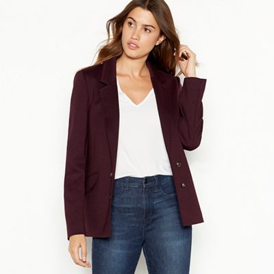 The Collection - Plum ponte blazer