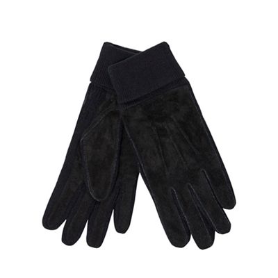 The Collection - Black suede gloves