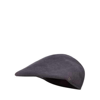 The Collection - Blue moulded flat cap