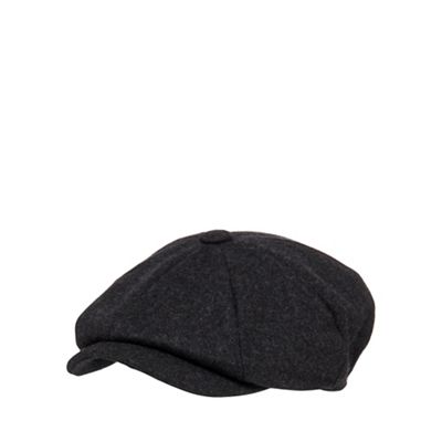 Hammond & Co. by Patrick Grant - Grey wool blend baker boy hat