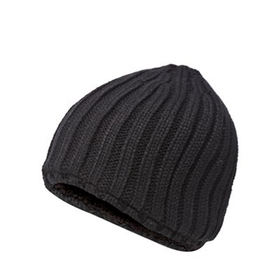 Maine New England - Black knitted thermal beanie