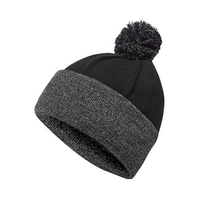 Maine New England - Black thermal bobble hat