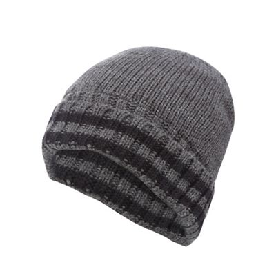 Maine New England - Grey 'Thinsulate' beanie hat