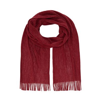 Red Herring - Red knitted scarf