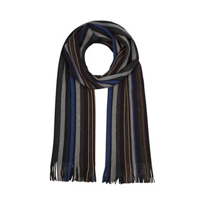 The Collection - Camel striped scarf