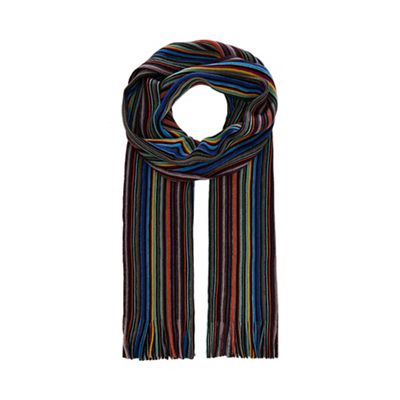 The Collection - Multicoloured striped scarf
