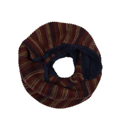 Mantaray - Tan striped knit snood