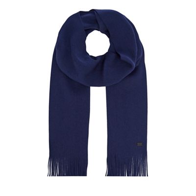 J by Jasper Conran - Blue merino wool scarf