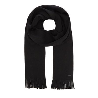 J by Jasper Conran - Black merino wool scarf