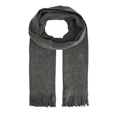 J by Jasper Conran - Grey merino wool scarf