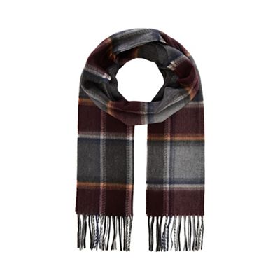 Hammond & Co. by Patrick Grant - Grey college check scarf