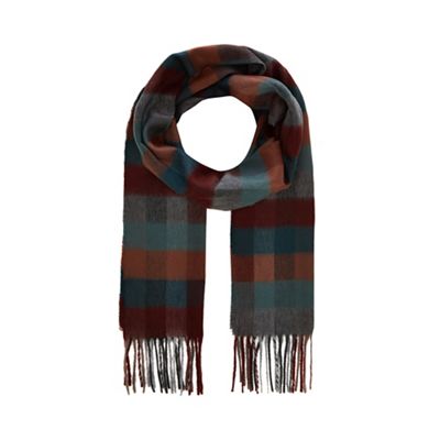 Hammond & Co. by Patrick Grant - Grey check print scarf