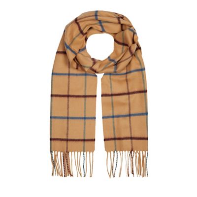 Hammond & Co. by Patrick Grant - Grey window pane check scarf