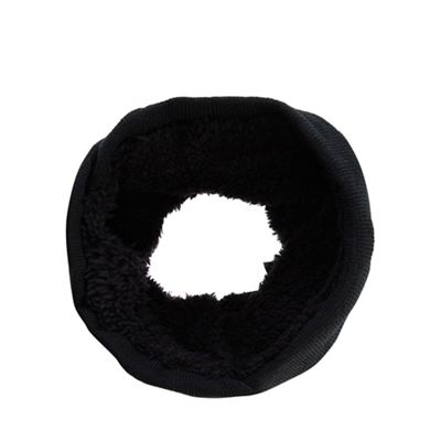 Maine New England - Black ribbed thermal neck warmer