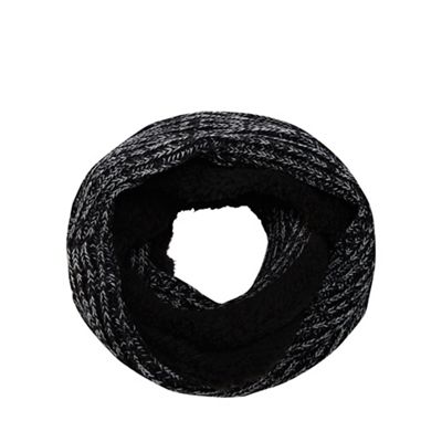 Maine New England - Black thermal twist knit snood