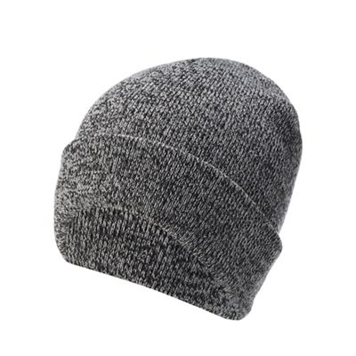 Red Herring - Grey twist knit beanie hat