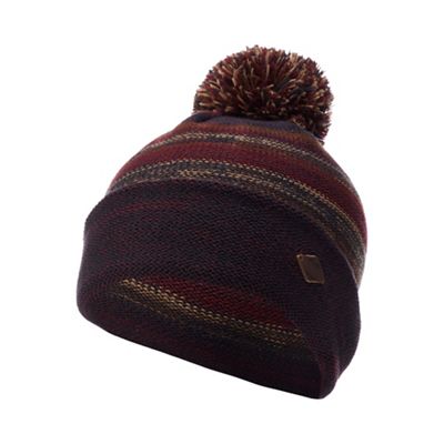 Mantaray - Navy striped knit bobble hat