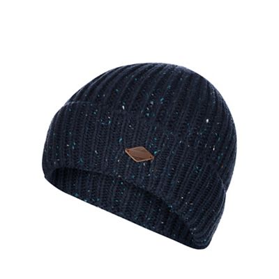 Mantaray - Navy knitted beanie hat