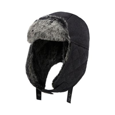 J by Jasper Conran - Grey quilted 'Melton' trapper hat