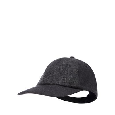 J by Jasper Conran - Grey wool blend baseball hat