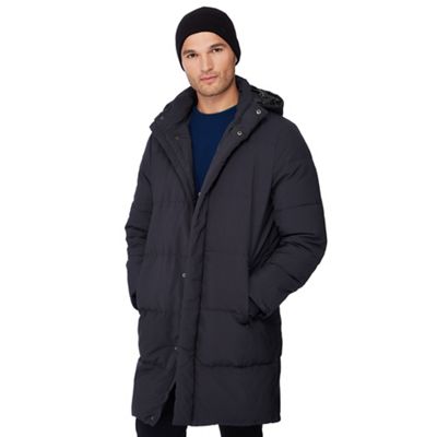 J by Jasper Conran - Black knitted merino wool beanie