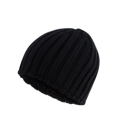 Maine New England - Black thermal knit beanie