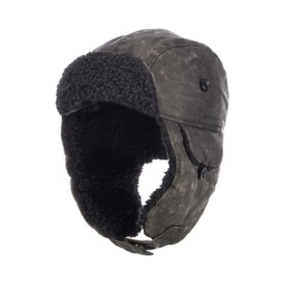 Maine New England - Grey thermal trapper hat