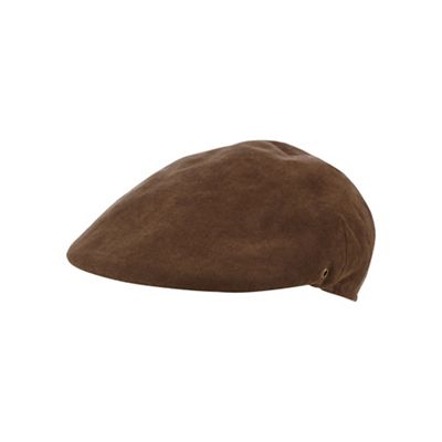 The Collection - Khaki moulded flat cap