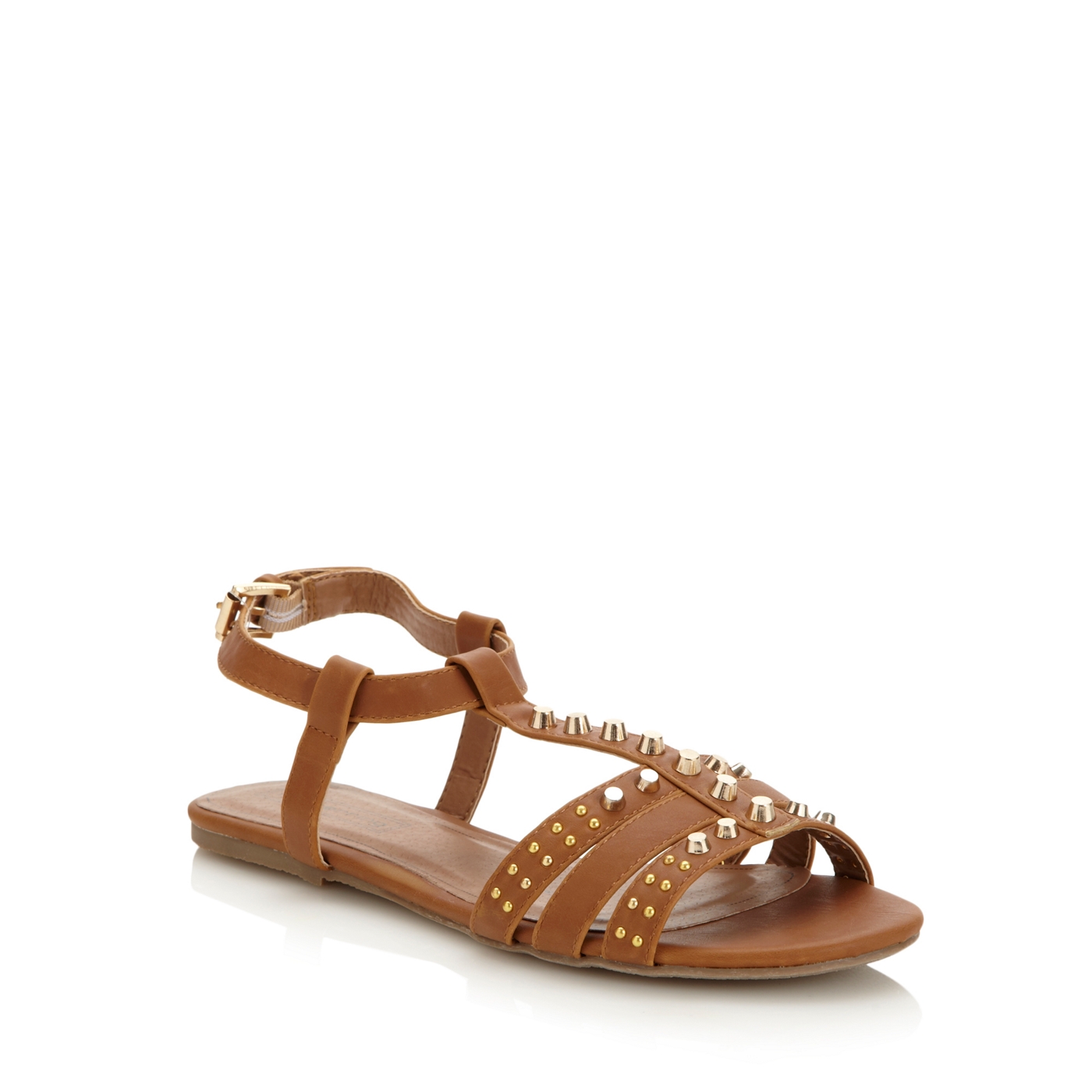 Red Herring Tan farley stud sandals