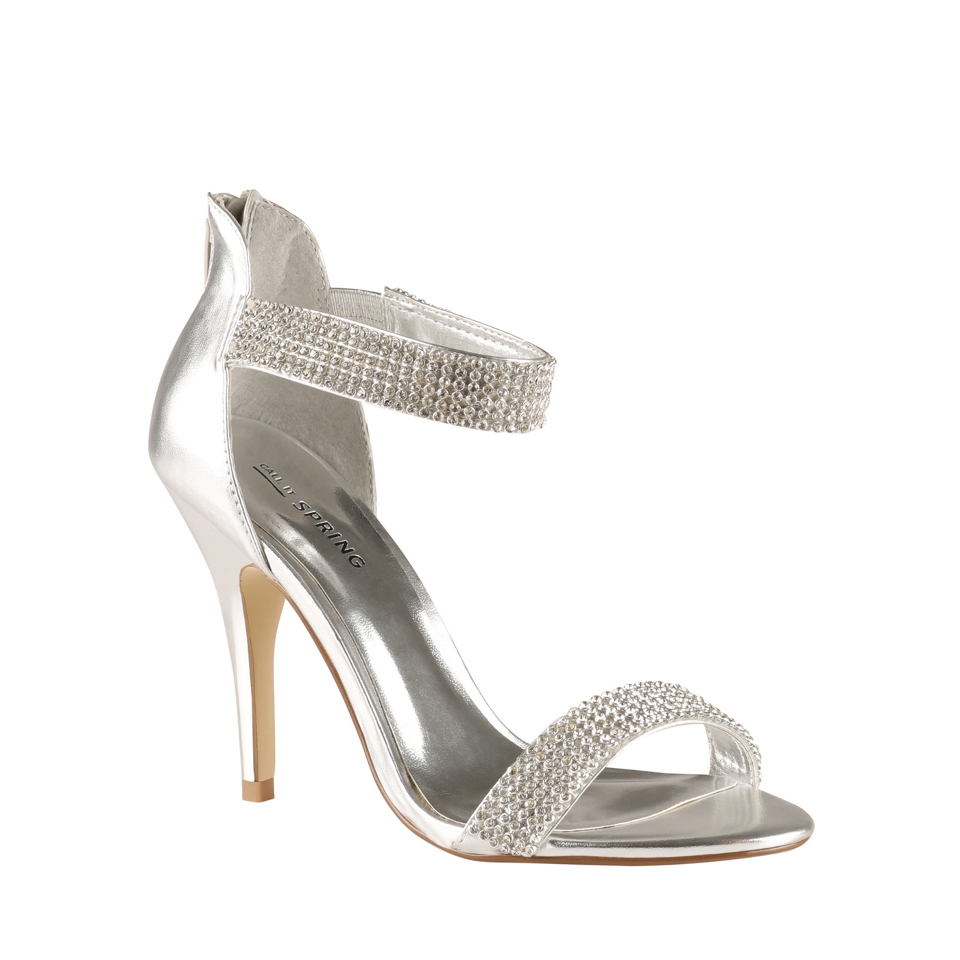 Call It Spring Silver Samatorza high heeled sandals