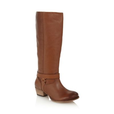 faith tan ankle boots