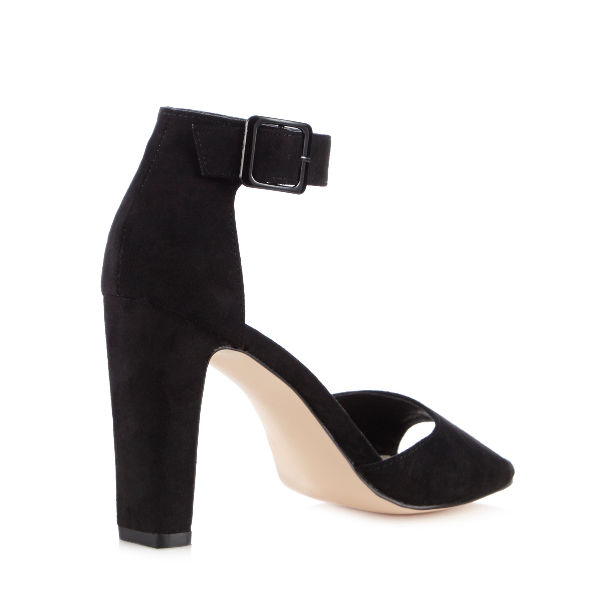 Faith Womens Black Suedette High Heel Sandals From Debenhams | eBay