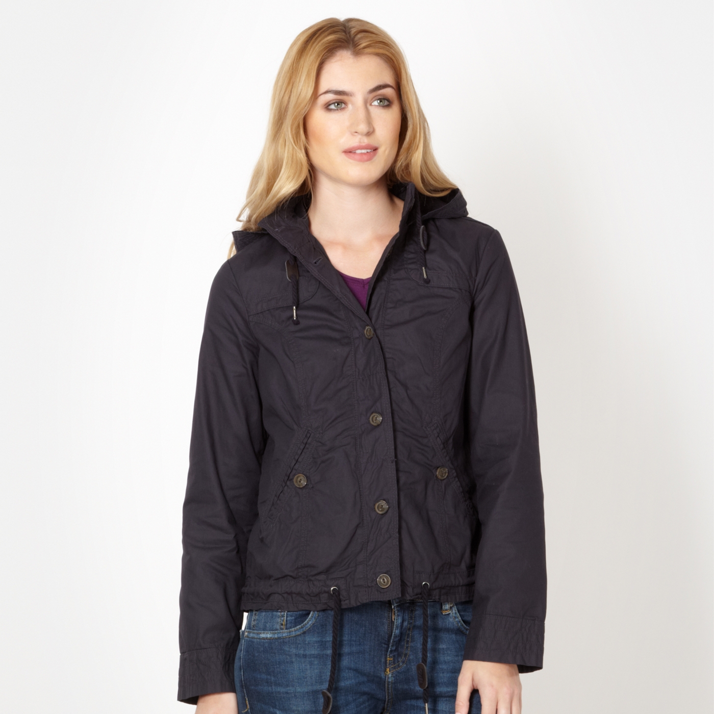 Mantaray Navy wax jacket