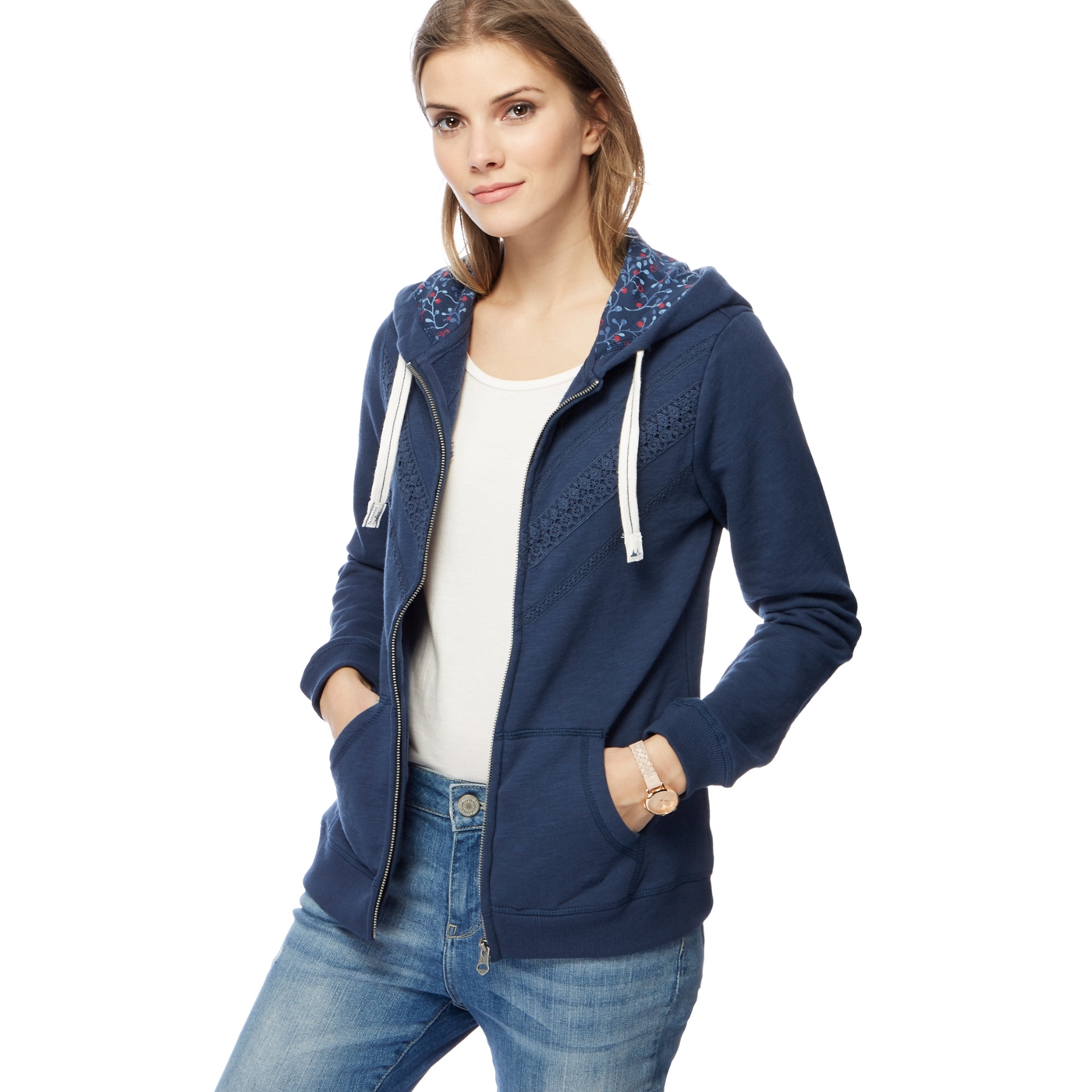 Mantaray Navy quilted wax jacket