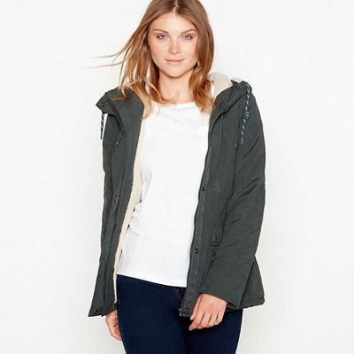 Mantaray - Khaki rose showerproof hooded jacket