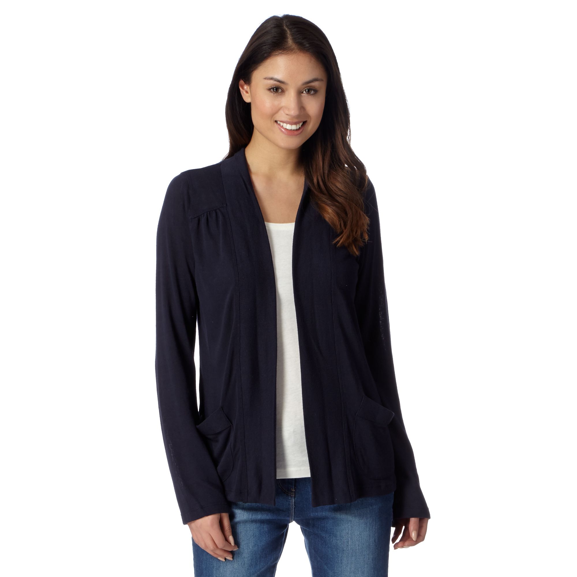 Mantaray Womens Navy Cut And Sew Cardigan From Debenhams | eBay