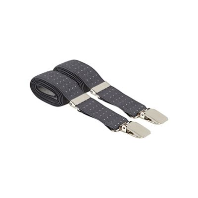 Osborne - Grey slim pinspot braces