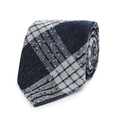 Hammond & Co. by Patrick Grant - Navy checked tie
