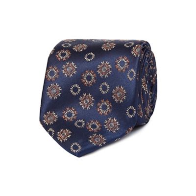 J by Jasper Conran - Navy textured luxury tie