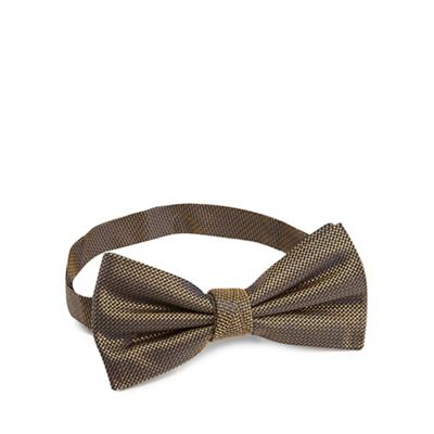 Hammond & Co. by Patrick Grant - Gold silk textured bow tie