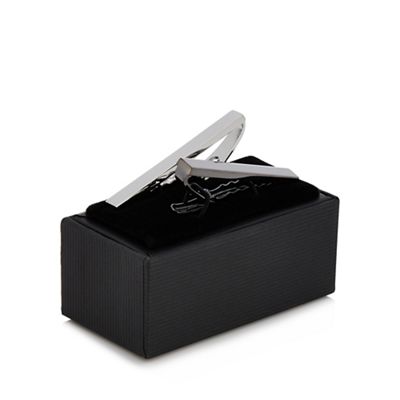 The Collection - 2 pack silver tie clip