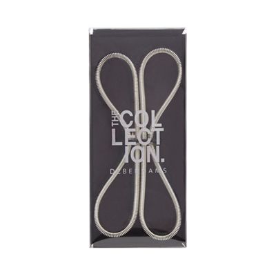 The Collection - Pack of two silver armbands