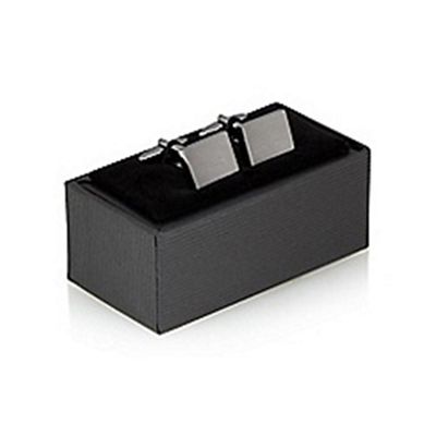 The Collection - Grey curve cufflinks