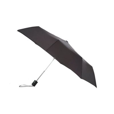 Fulton - Black compact automatic umbrella