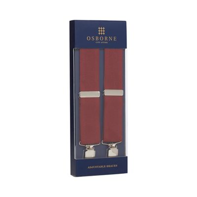 Osborne - Wine ribbed braces