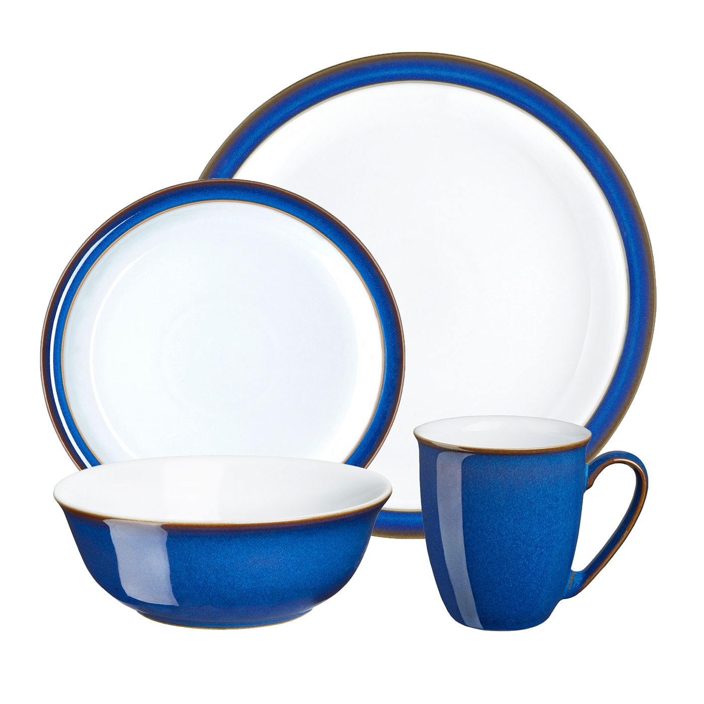 Denby Denby Imperial Blue sixteen piece dinner set